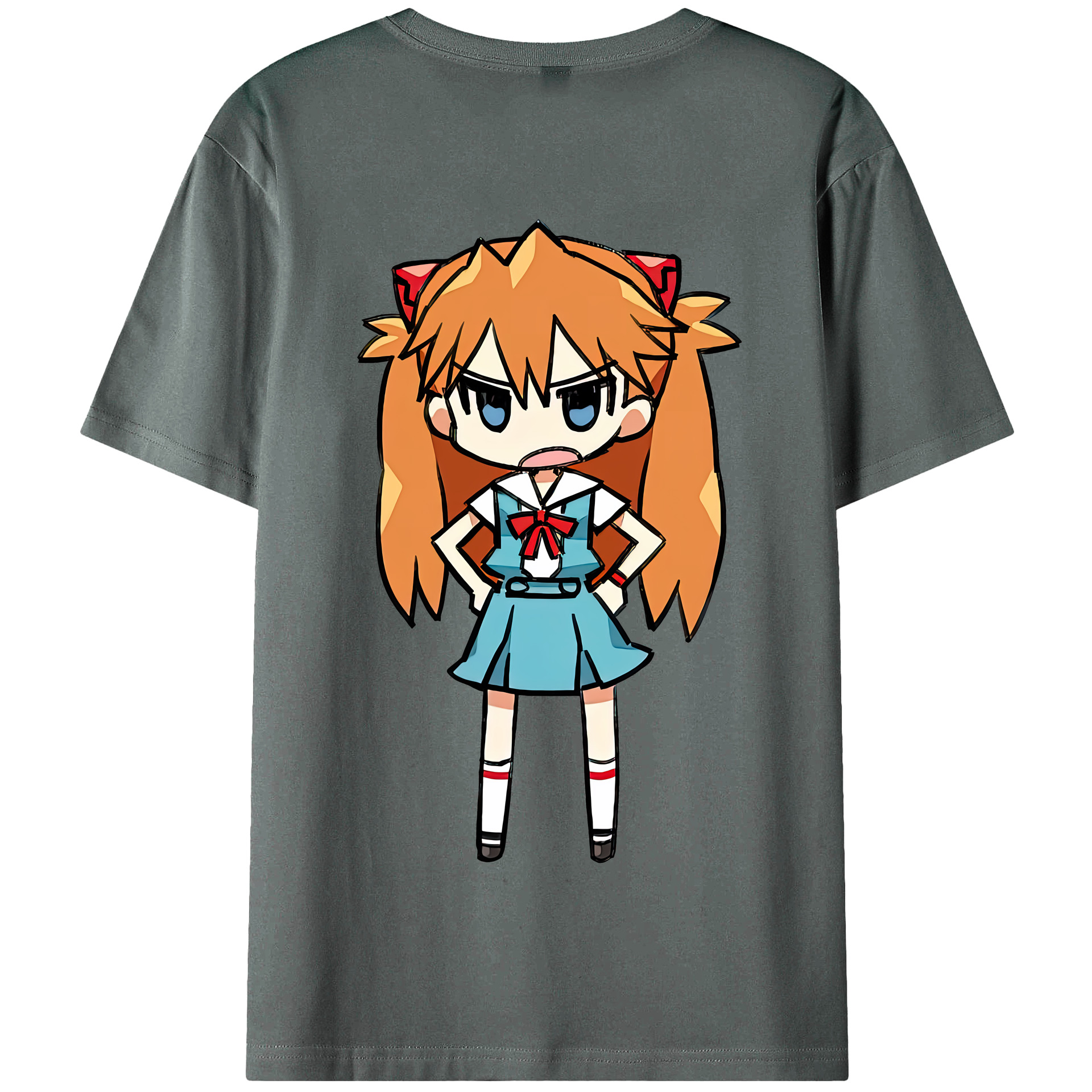 （画像用） EVA 新世紀エヴァンゲリオン 綿100％半袖Tシャツ（背面プリント）
